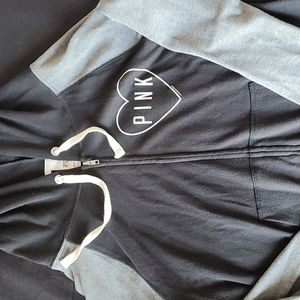 Black Victoria's Secret zip up